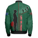 South Sydney Rabbitohs Bomber Jacket - Anzac Day Lest We Forget Poppy