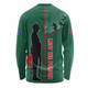 South Sydney Rabbitohs Long Sleeve T-shirt - Anzac Day Lest We Forget Poppy