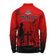 Australia Long Sleeve Polo Shirt Anzac Day Lest We Forget Red Poppy