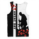 Australia Men Singlet Anzac Day Lest We Forget Simple Style