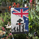 Australia Anzac Flag - Anzac Day With Map And Flag Australia