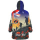 Australia Custom Snug Hoodie -  Anzac Day Soldiers With Australia Flag