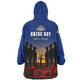 Australia Snug Hoodie - Anzac Day Keeping The Spirit Alive With Australia Flag