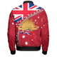 Australia Bomber Jacket - Anzac Day Lest We Forget Australian Red Ensign