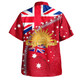 Australia Hawaiian Shirt - Anzac Day Lest We Forget Australian Red Ensign