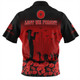 Australia Zip Polo Shirt Lest We Forget Red Poppies Special Style