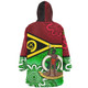 Vanuatu Snug Hoodie - Custom Vanuatu Seal With Aboriginal Patterns Style