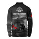 Australia Long Sleeve Polo Shirt Lest We Forget Remember Soldiers