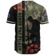 Australia Baseball Shirt Lest We Forget Military Camouflage Simple Style