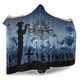 Australia Hooded Blanket - Anzac Day Lest We Forget Blue