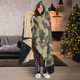 Australia Hooded Blanket Lest We Forget Military Camouflage Simple Style