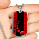 Australia Anzac Day Dog Tag Lest We Forget Soldiers And Poppy Design