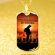 Australia Anzac Day Dog Tag We Will Never Forget Ver.1