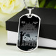 Australia Anzac Day Dog Tag Lest We Forget (Black)