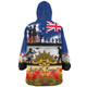 Australia Snug Hoodie Lest We Forget Poppies And Soldiers Army Style