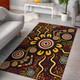 Australia Aboriginal Inspired Area Rug - Aboriginal Inspired Dot Art Color Painting Rug
