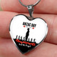 Australia Necklace Heart Anzac Day Simple Style