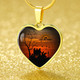 Australia Necklace Heart Anzac Day Australia And New Zealand Remembers