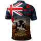 Australia Polo Shirt Anzac Day Lest We Forget Remembrance Day Soldier Poppy Flower2