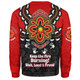 Australia Sweatshirt Aboriginal Inspired Naidoc Symbol Pattern