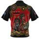 Australia Zip Polo Shirt Indigenous Culture Naidoc Week Keep The Fire Burning! Blak, Loud & Proud