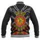 Australia Baseball Jacket Naidoc Week Aboriginal Pattern Hand Symbols