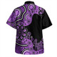 Australia Hawaiian Shirt Aboriginal Indigenous Dot Painting Purple