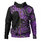 Australia Hoodie Aboriginal Indigenous Dot Painting Purple