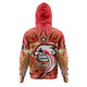 Redcliffe Dolphins Hoodie Celebrating Naidoc Week 2024 Aboriginal Dot Art Inspired