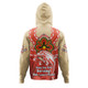 Redcliffe Dolphins Hoodie Aboriginal Inspired Naidoc Symbol Pattern