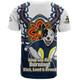 North Queensland Cowboys T-Shirt Aboriginal Inspired Naidoc Symbol Pattern