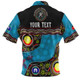 Australia Zip Polo Shirt Custom Naidoc Week Culture Art With River And Tortoise Aboriginal