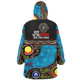 Australia Snug Hoodie Custom Naidoc Week Culture Art With River And Tortoise Aboriginal