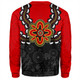 Australia Sweatshirt Aboriginal Inspired Symbol Pattern