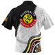 Australia Zip Polo Shirt Naidoc Week Indigenous Culture Inspired Keep the Fire Burning! Blak, Loud and Proud