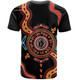 Australia T-Shirt Aboriginal Inspired Meeting Place Style Of Dot Painting