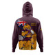 Brisbane Broncos Hoodie Custom For Die Hard Fan Australia Flag Scratch Style