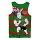 South Sydney Rabbitohs Men Singlet Custom For Die Hard Fan Australia Flag Scratch Style