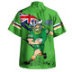 Canberra Raiders Hawaiian Shirt Custom For Die Hard Fan Australia Flag Scratch Style