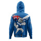 Canterbury-Bankstown Bulldogs Hoodie Custom For Die Hard Fan Australia Flag Scratch Style