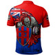 Newcastle Knights Polo Shirt Custom For Die Hard Fan Australia Flag Scratch Style