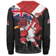 St. George Illawarra Dragons Sweatshirt Custom For Die Hard Fan Australia Flag Scratch Style