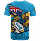 Gold Coast Titans T-Shirt Custom For Die Hard Fan Australia Flag Scratch Style