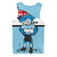 Cronulla-Sutherland Sharks Men Singlet Custom For Die Hard Fan Australia Flag Scratch Style