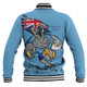 New South Wales Blues Baseball Jacket Custom For Die Hard Fan Australia Flag Scratch Style