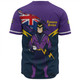 Melbourne Storm Baseball Shirt Custom For Die Hard Fan Australia Flag Scratch Style