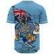 New South Wales Blues Baseball Shirt Custom For Die Hard Fan Australia Flag Scratch Style