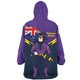 Melbourne Storm Snug Hoodie Custom For Die Hard Fan Australia Flag Scratch Style