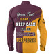 Brisbane Broncos Long Sleeve Shirt Custom Team Of Us Die Hard Fan Supporters