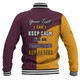 Brisbane Broncos Baseball Jacket Custom Team Of Us Die Hard Fan Supporters